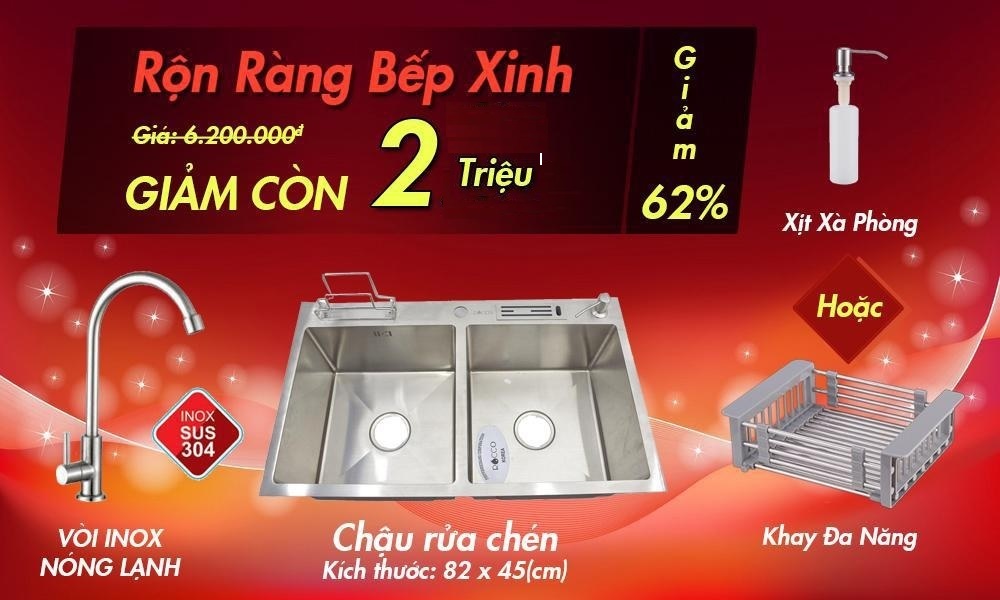 bồn rửa chén inox PVK 126 là sản phẩm nhập khẩu Hàn Quốc mang thương hiệu Rocco